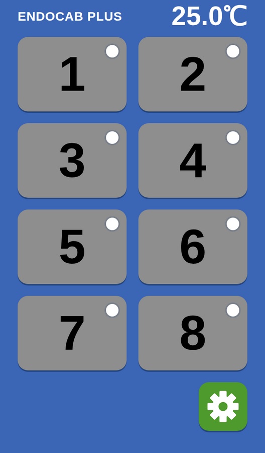 Eight-channel operator screen